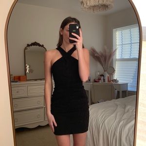 Lulu’s Black Mini Dress